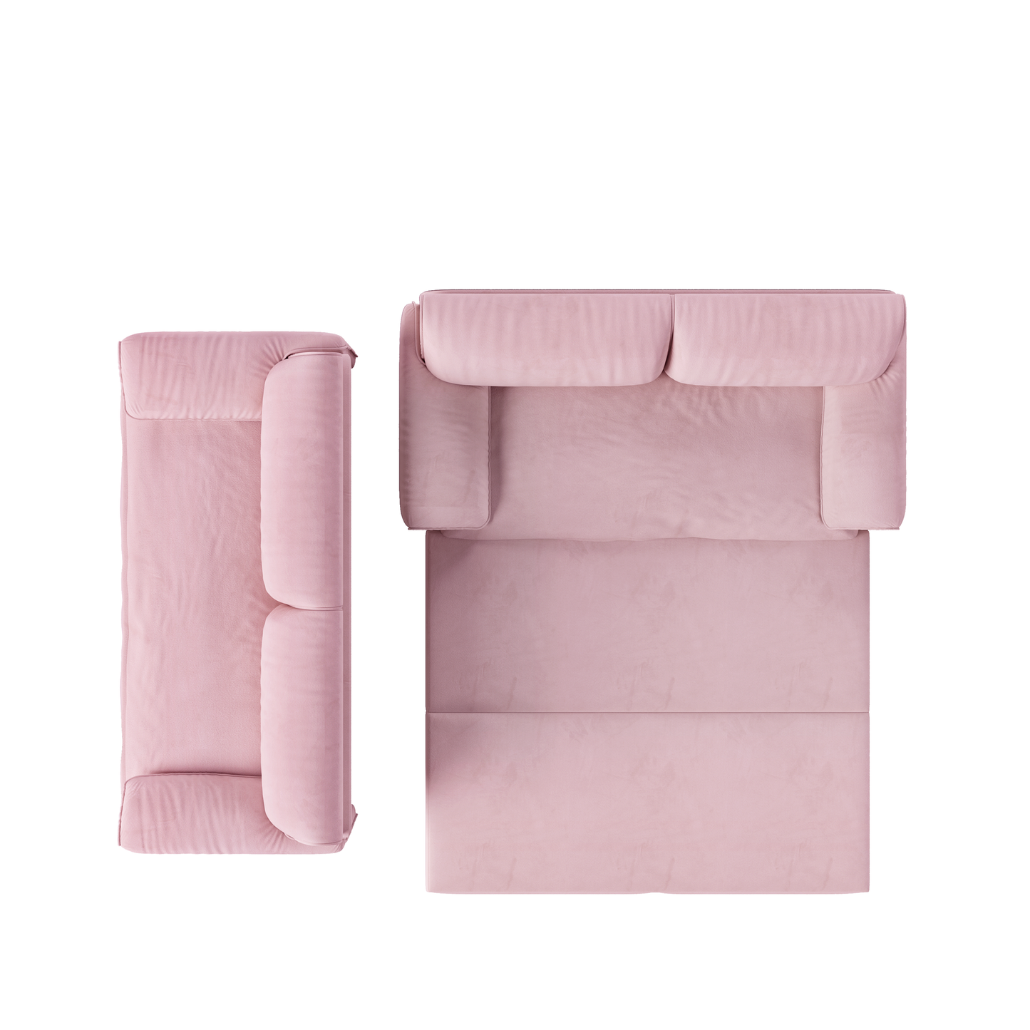 66' Queen Pull Out Sofa Bed, 3-in-1 Convertible Sleeper Sofa with Side Storage,Multi-Functional Velvet Loveseat Bed for Living Room,Bedroom,Apartment,Office(Old Sku:W1885P163513;New Sku:W1885S00226)