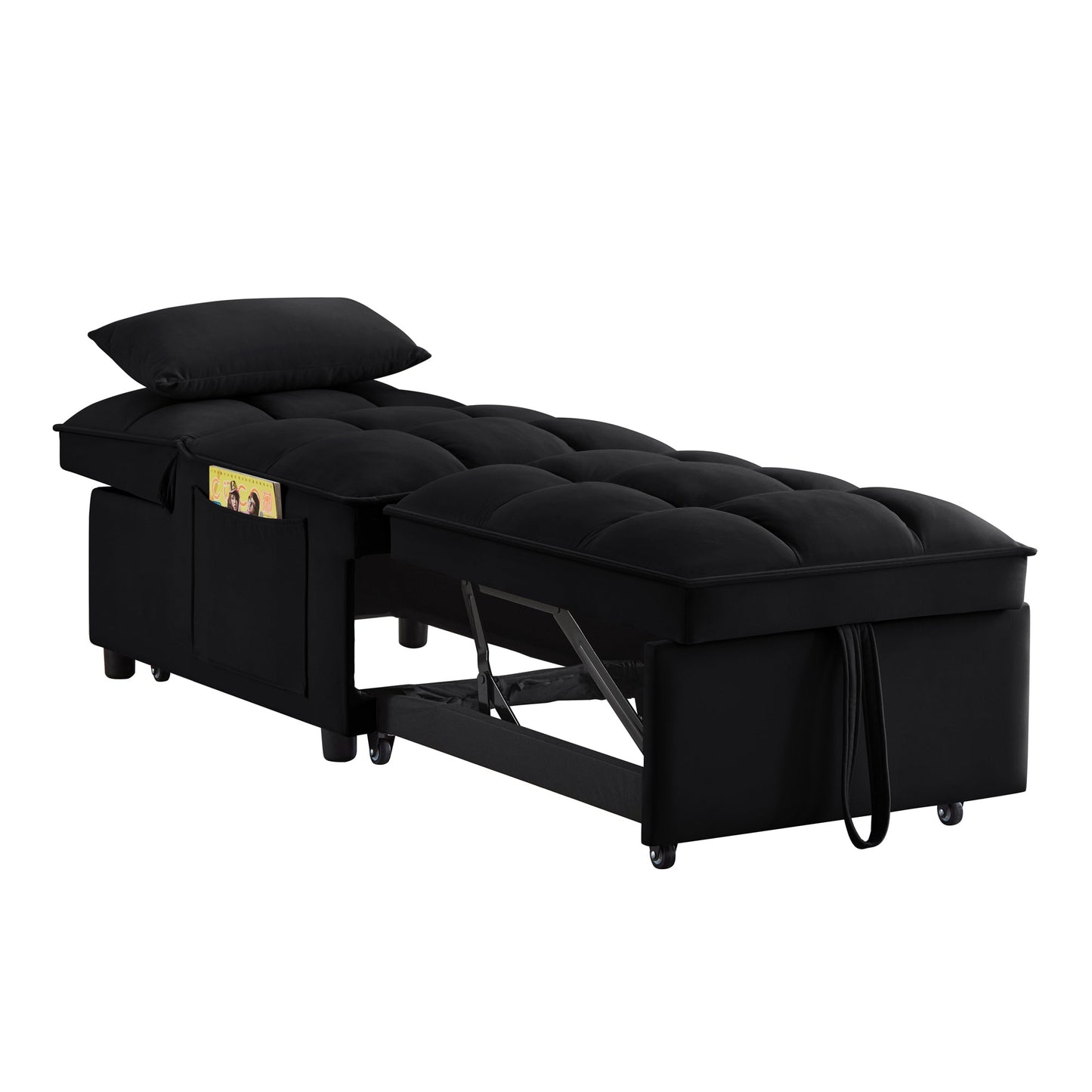 New 4 in 1 Multi-Function Single Pull-out Chaise