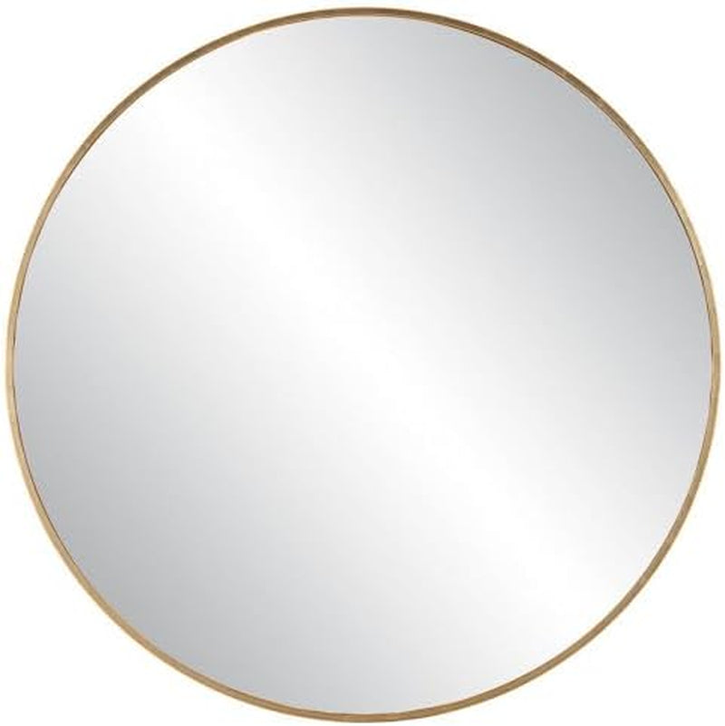 NEW Junius Large Round Wall Mirror 60 Inch Antique Gold Leaf