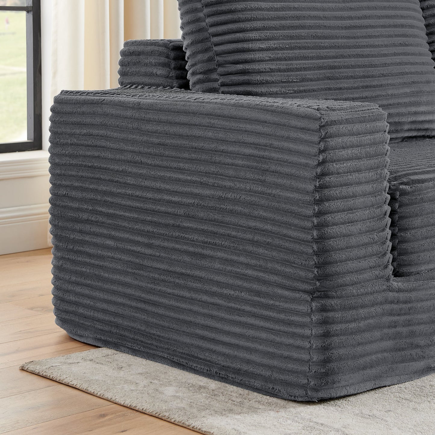 NEW Modern Minimalist L-Shape Modular Sectional Sofa