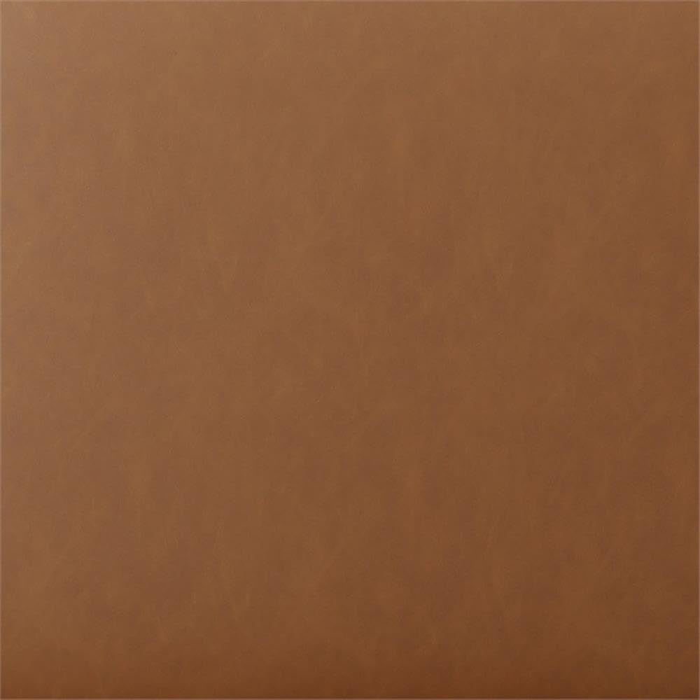 NEW Eighteen Inch Caramel Brown Square Ottoman Footstool