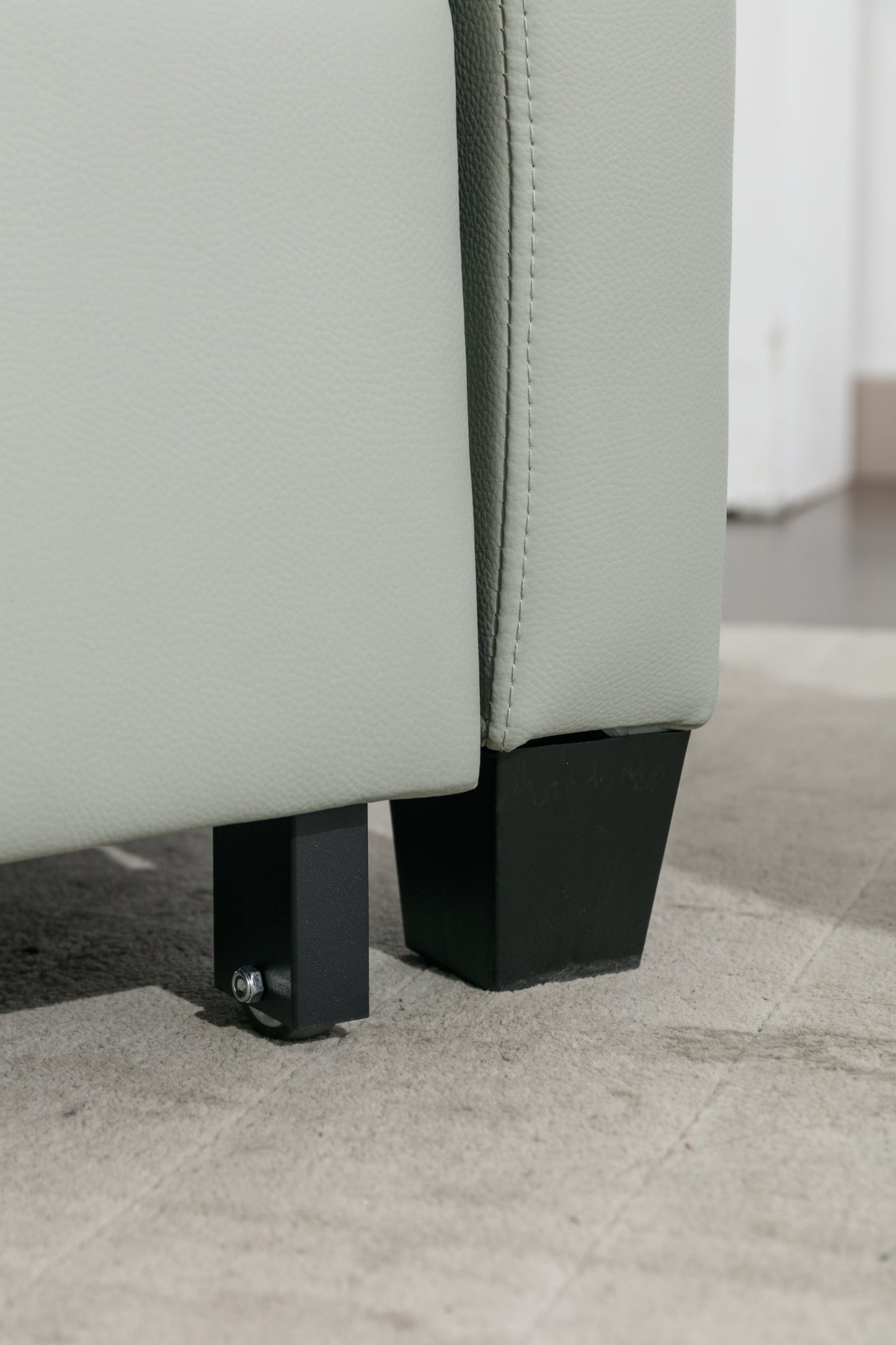 New Green Leather Futon 3-in-1 Pull Out Sleeper Chair