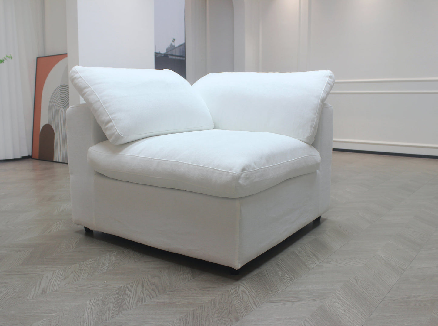 NEW Corner Seater Sofa with Armrest