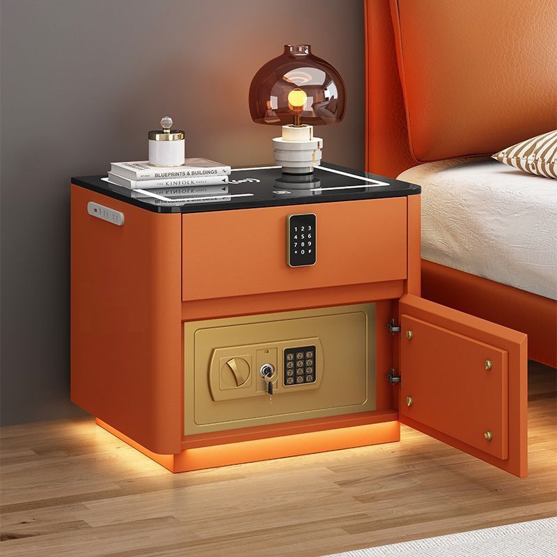 NEW Home Bedroom Multi-functional Smart Safe Bedside Table Wireless Integrated Charging Safe