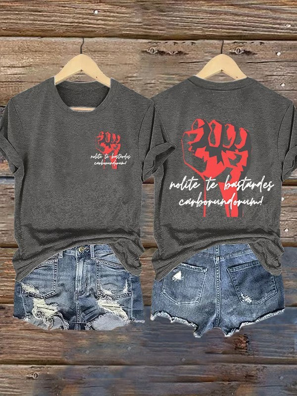 New 3D Digital Printing Women's V-neck T-shirt