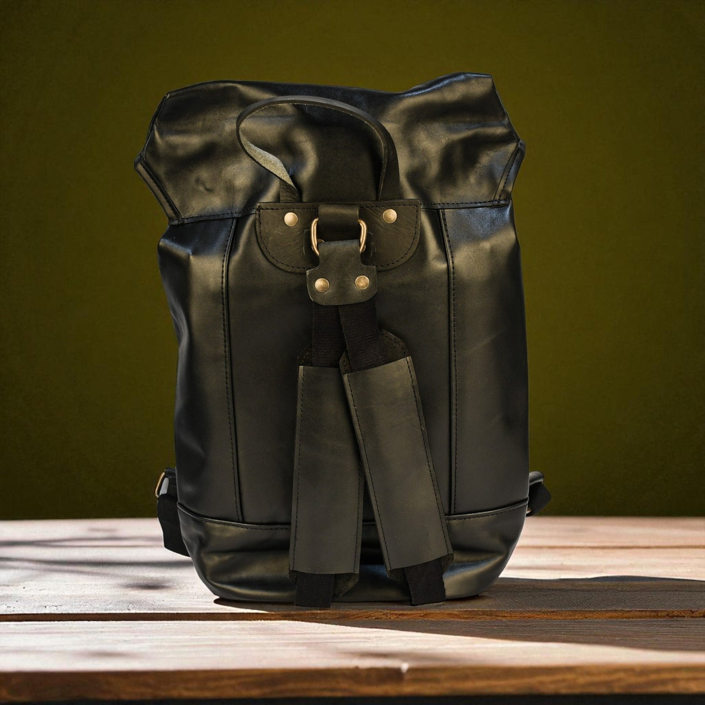 NEW Bovine Leather Single Strap Backpack