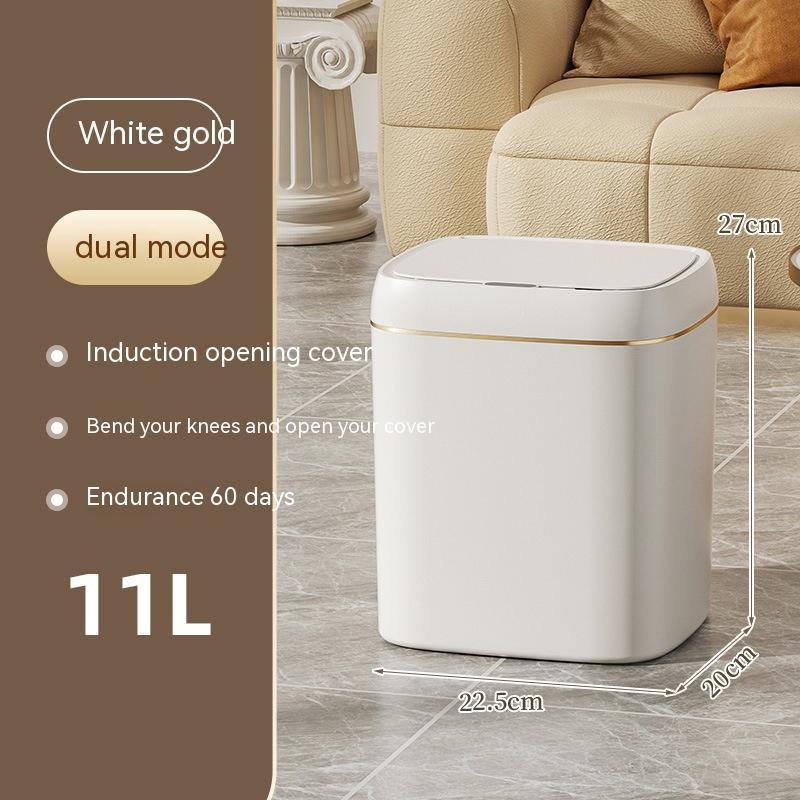 NEW Smart Trash Can With Lid Storage Box Induction Automatic Smart Sensor Dustbin Smart Trash Bin