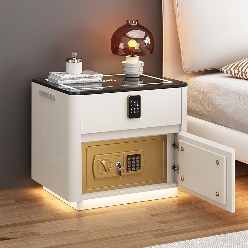 NEW Home Bedroom Multi-functional Smart Safe Bedside Table Wireless Integrated Charging Safe