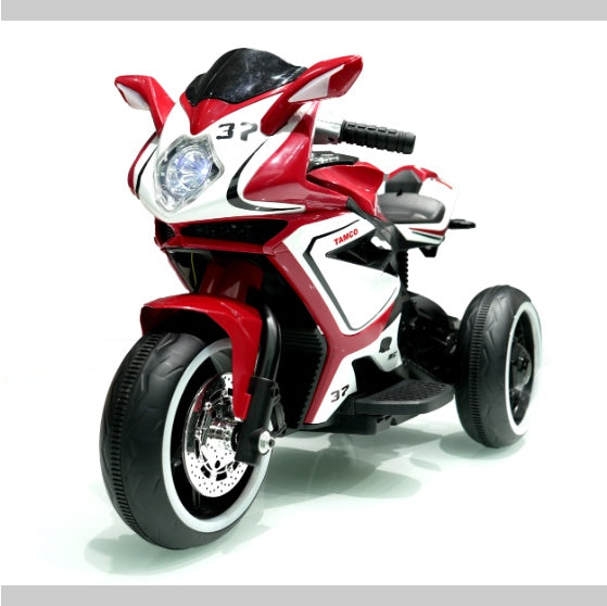 NEW Electric 3-4 yrs Boys Girls Kids Three Wheel Motorcycle With Foot Pedal Starter Riding Toy