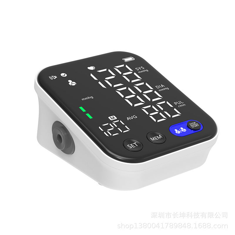 NEW Electronic Blood Pressure Monitor Ultra Clear Large Screen Pulse Sphygmomanometer For Real-time Measurement Of Blood Pressure