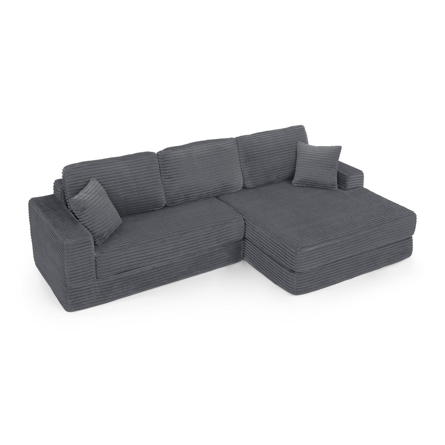 NEW Modern Minimalist L-Shape Modular Sectional Sofa