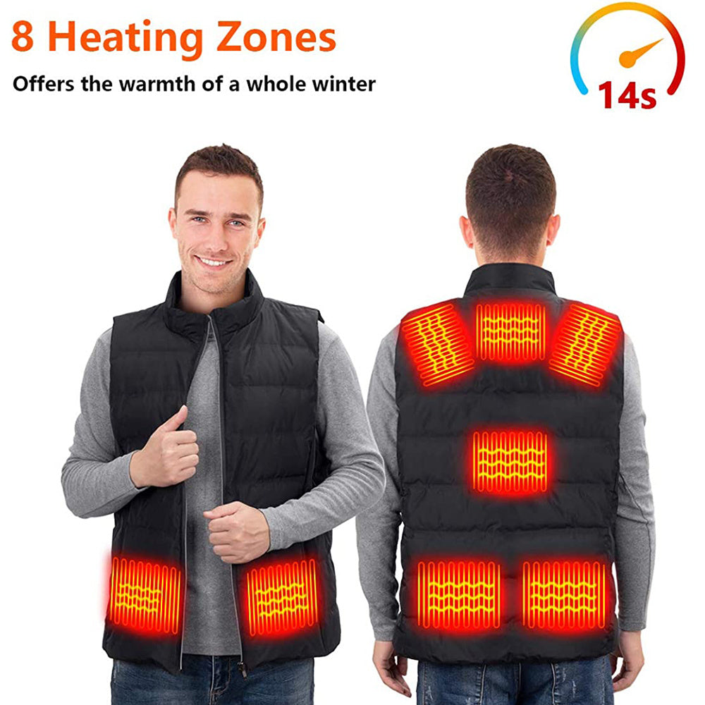 NEW Intelligent Three-speed Temperature Control Electric Heating Vest Keeps The Whole Body Warm