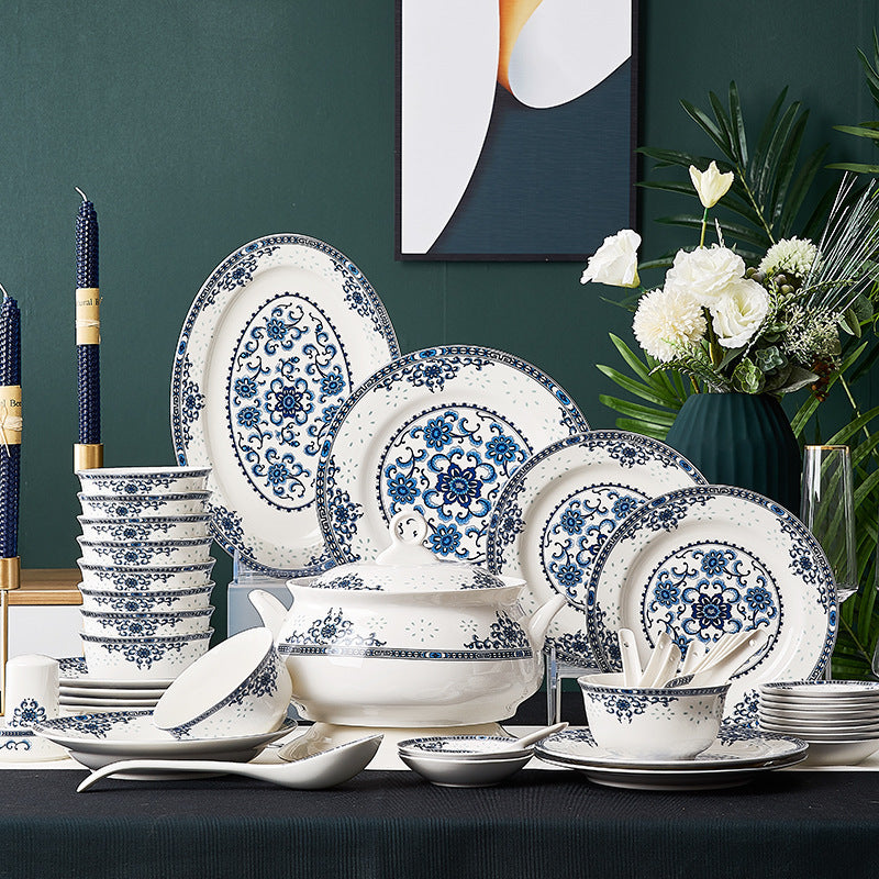 NEW Ceramic Porcelain Bowls And Saucers Bone China Bowls Plates Dinnerware Set