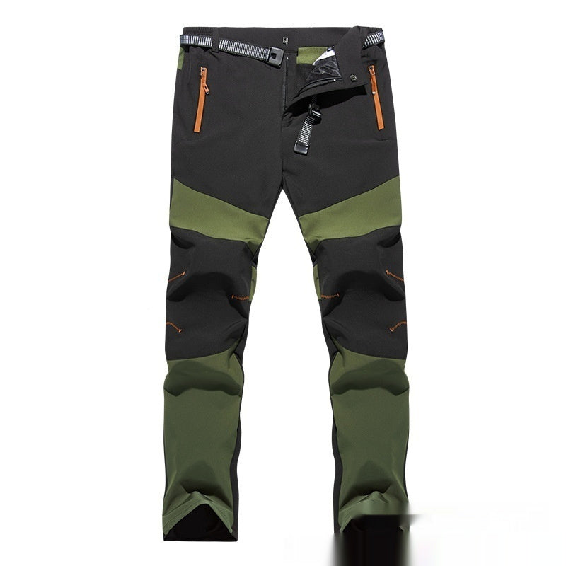 NEW Outdoor Stretch Breathable And Loose Plus Size Climbing Pants Men