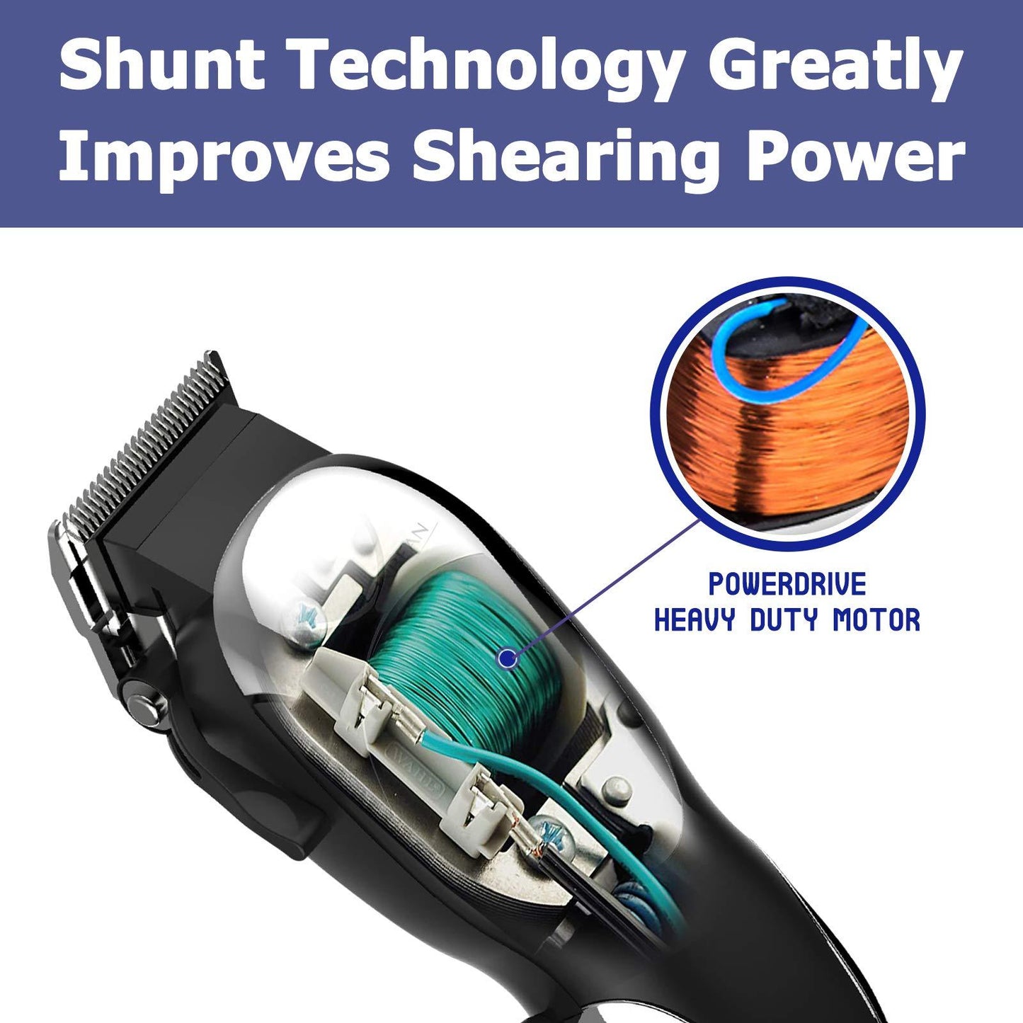 NEW Professional Hair Clippers, Corded Hair Clippers for Men Kids Strong Motor Barber Salon Complete Hair Beard Clipping and Trimming Kit