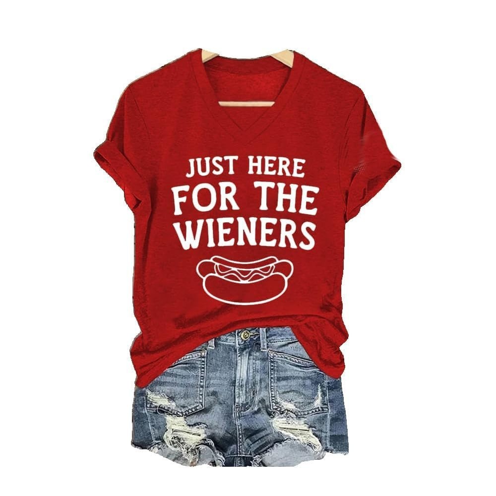 New 3D Digital Printing Women's V-neck T-shirt