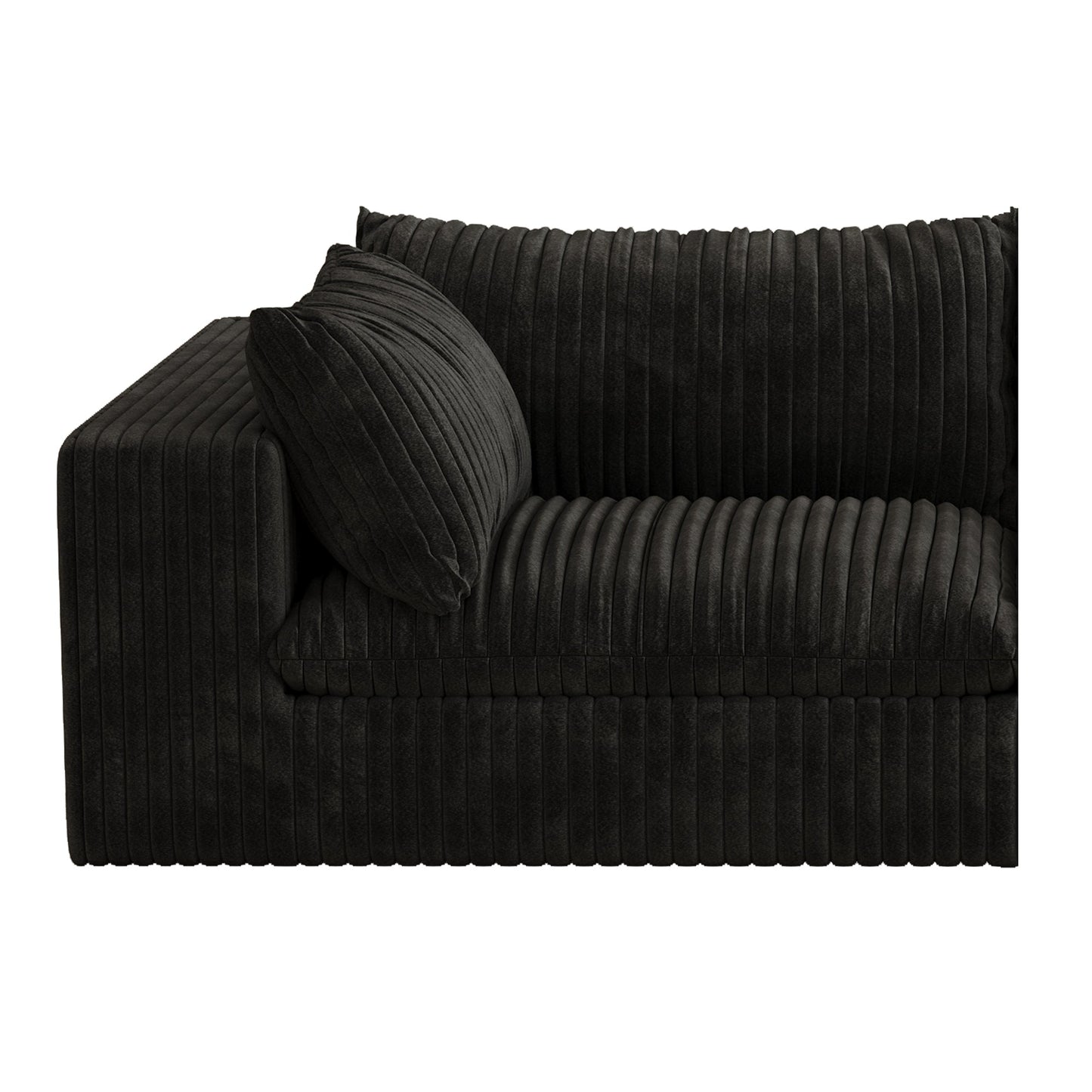 NEW Corduroy Fabric Deep Seat Double-layered Sofa Couch