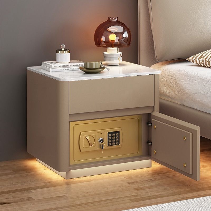NEW Home Bedroom Multi-functional Smart Safe Bedside Table Wireless Integrated Charging Safe