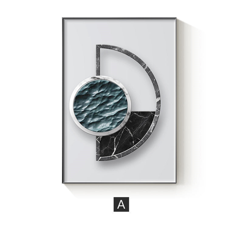 NEW Abstract Geometric Canvas Painting Picture Home Decor Wall Poster