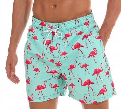 NEW Beach Pants Men's Sports Eagle Pattern Printed Shorts