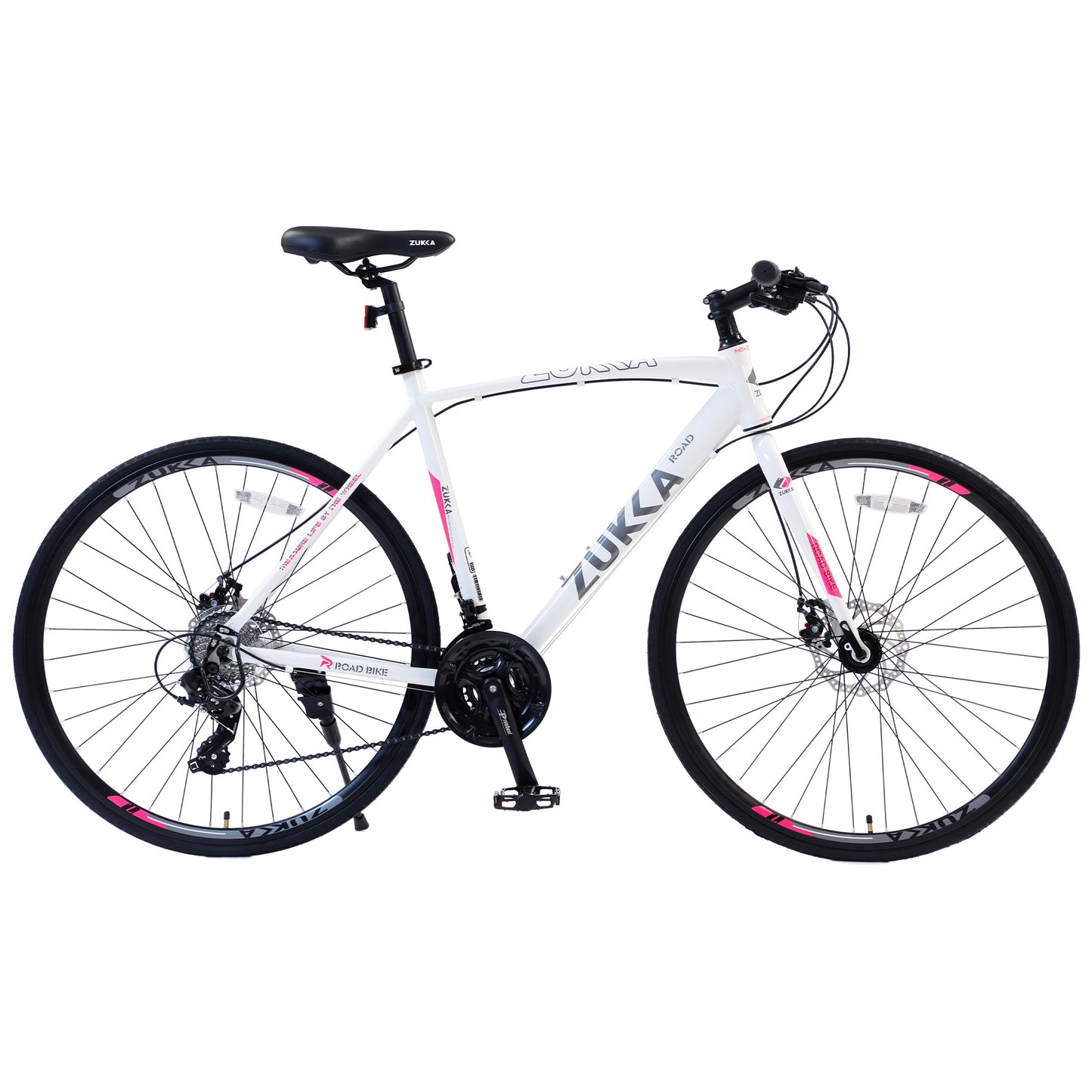 NEW 24" Speed Hybrid bike Disc Brake 700C Road Bike For men women's City Bicycle