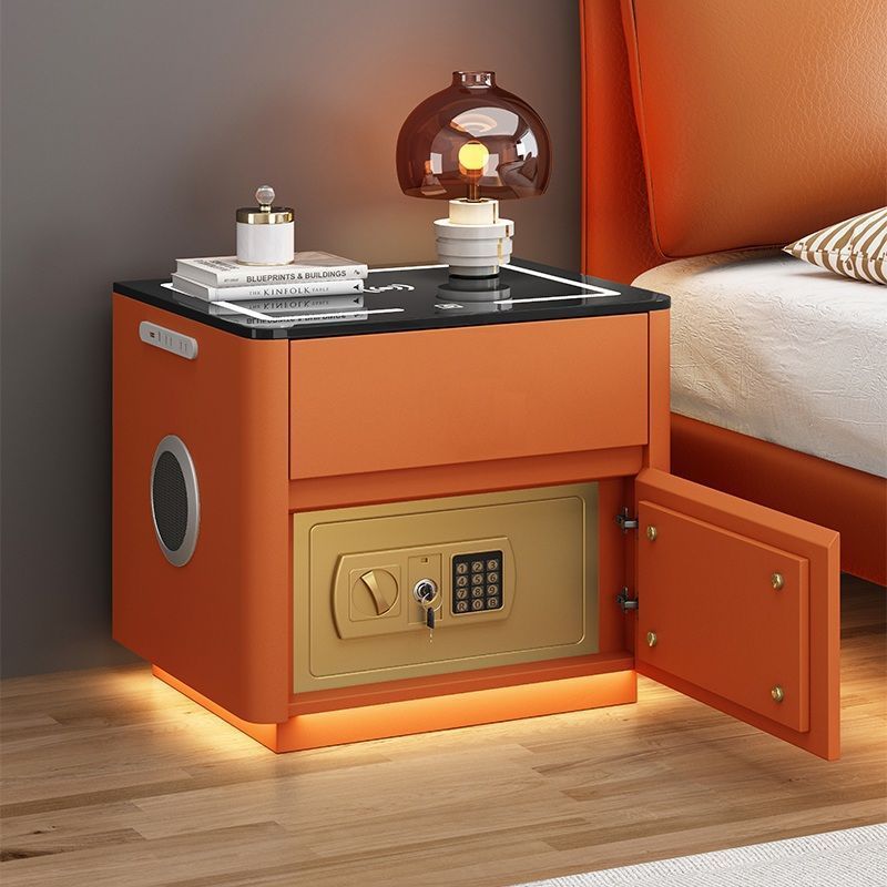 NEW Home Bedroom Multi-functional Smart Safe Bedside Table Wireless Integrated Charging Safe