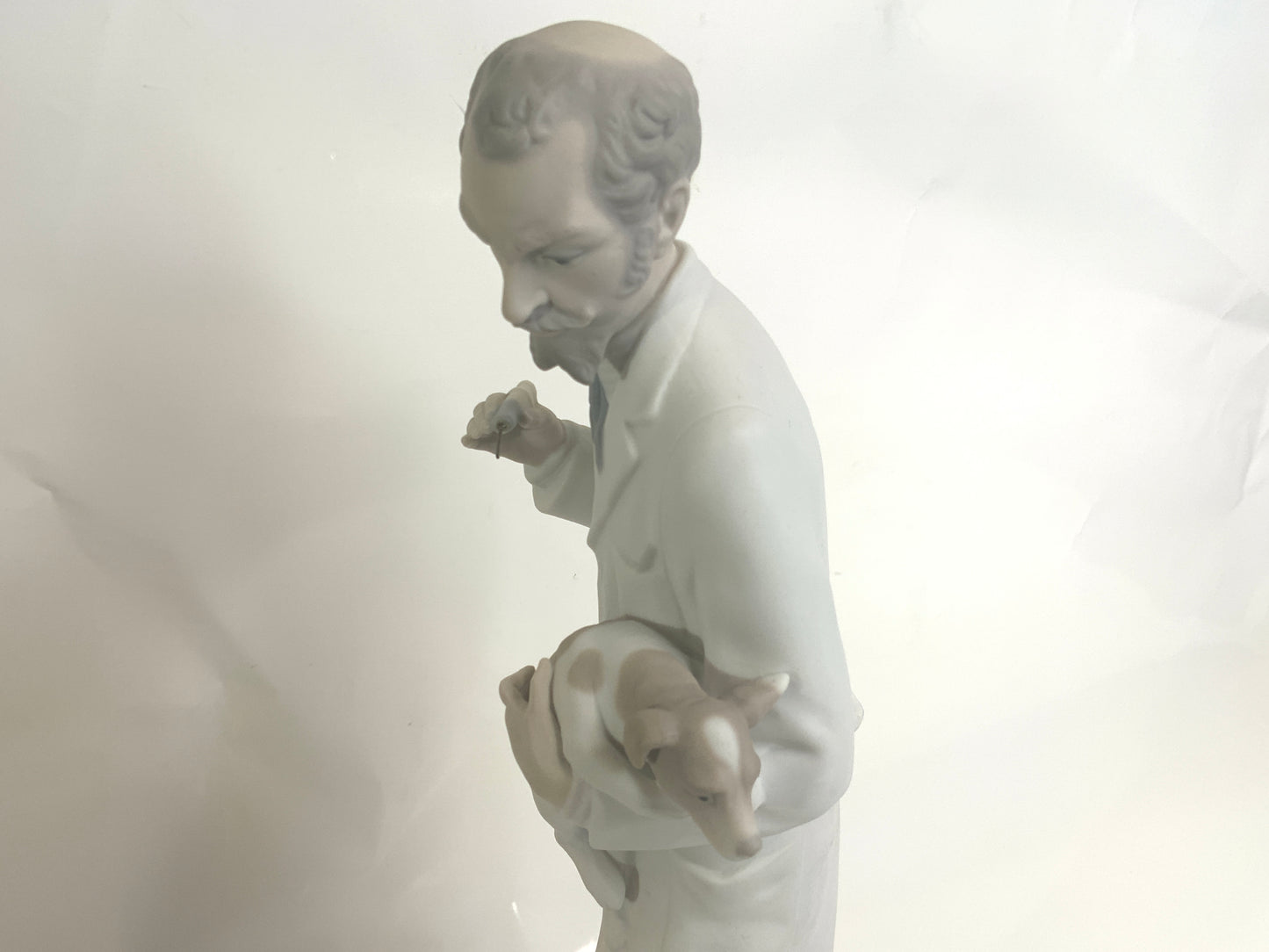 USED Collectible Lladro Figurine Ornament Animals Vet And Dog Veterinarian