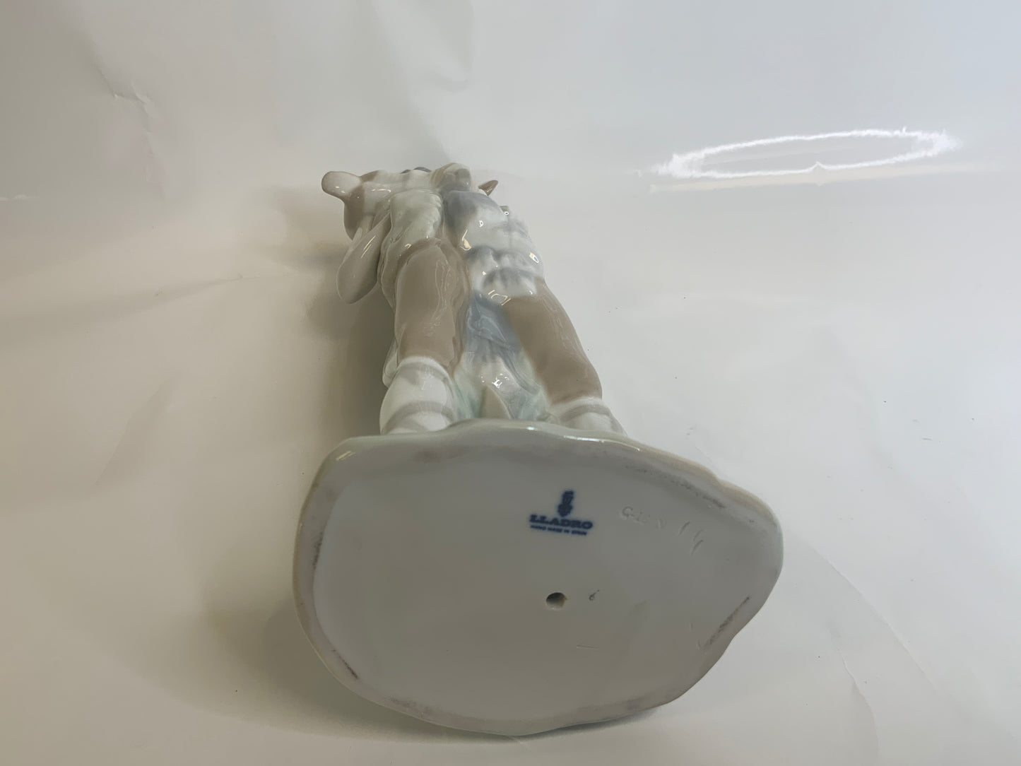 USED Collectible Lladro Boy with goat calf 4506