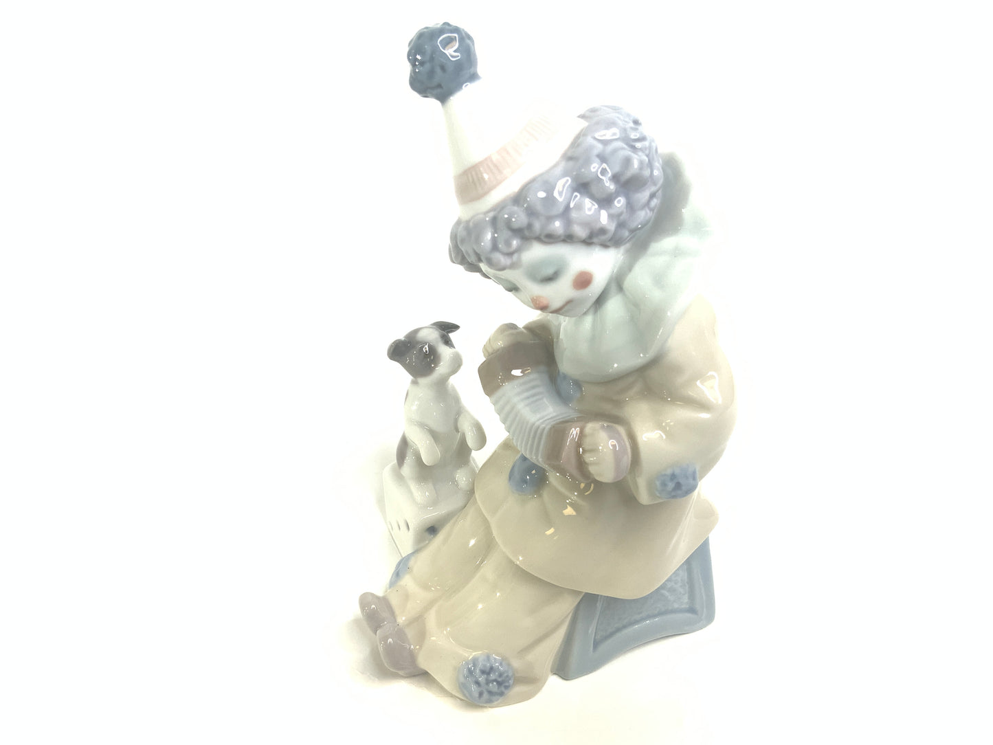 USED Collectible PIERROT WITH CONCERTINA LLADRÓ 5279