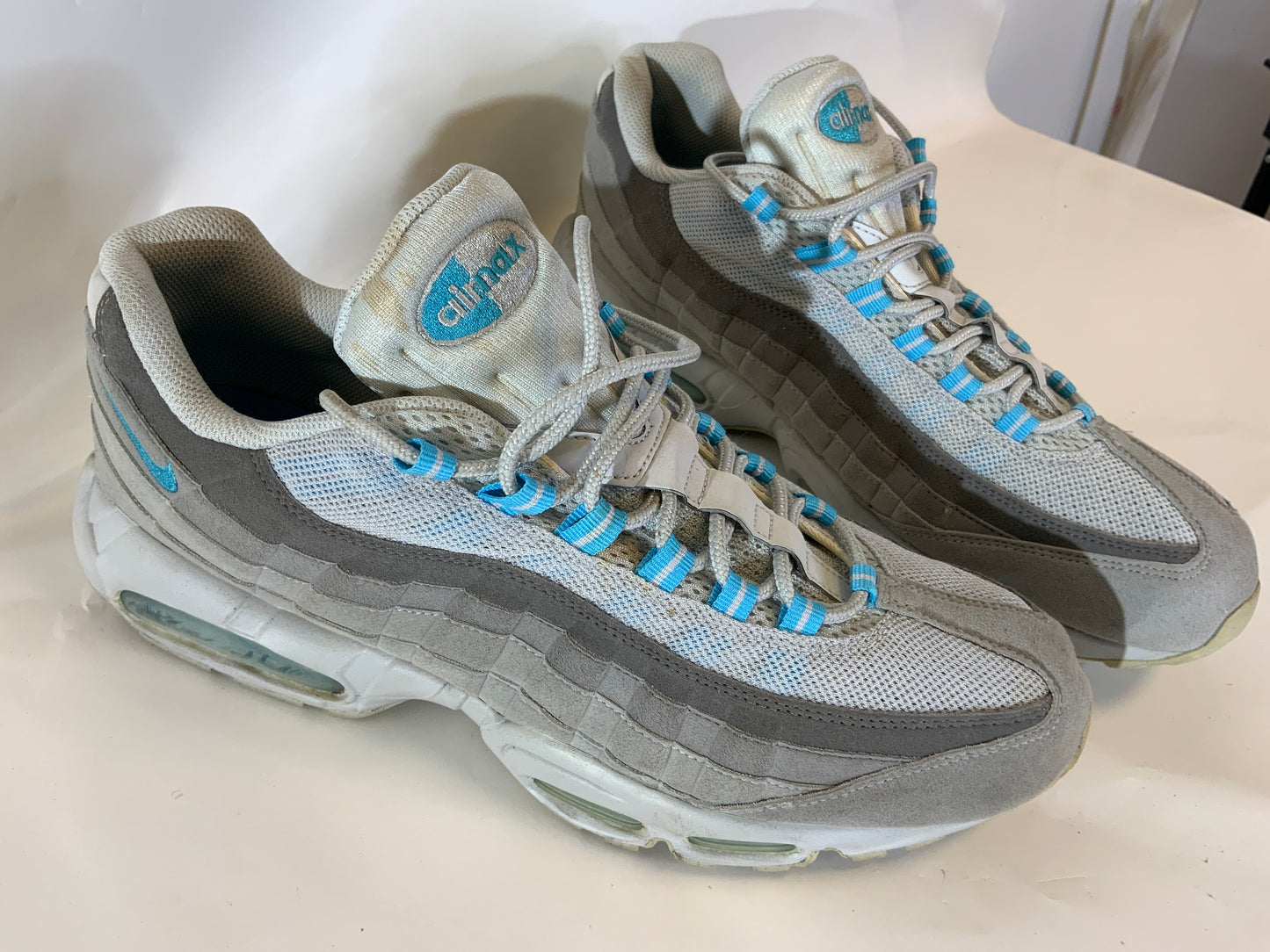 Nike Air Max ‘95 Neutral Gray Chlorine Blue Men’s Sneakers