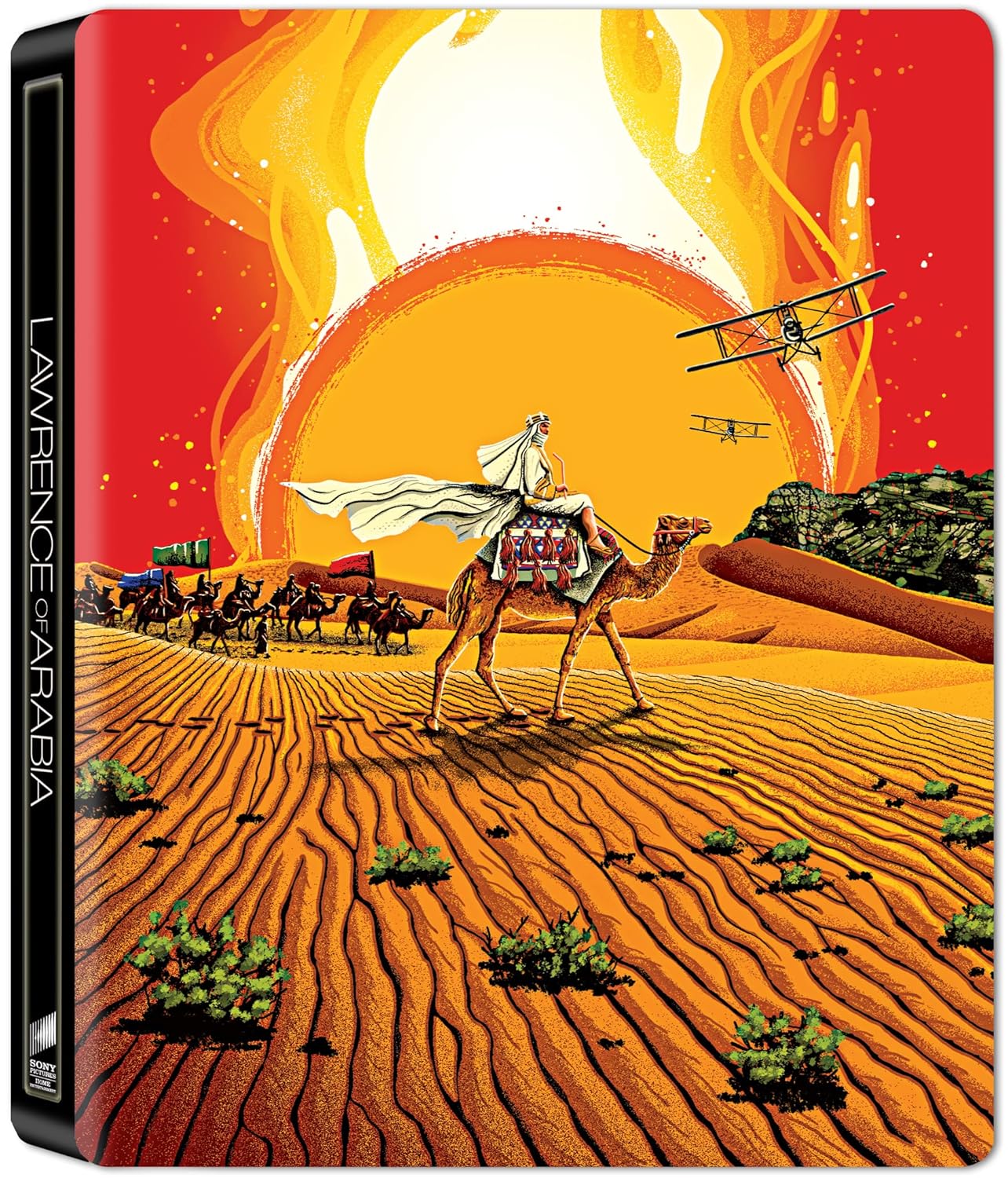NEW Lawrence of Arabia: 60th Anniversary Limited Edition Steelbook (4K Ultra HD + Blu-ray + Digital) - Used