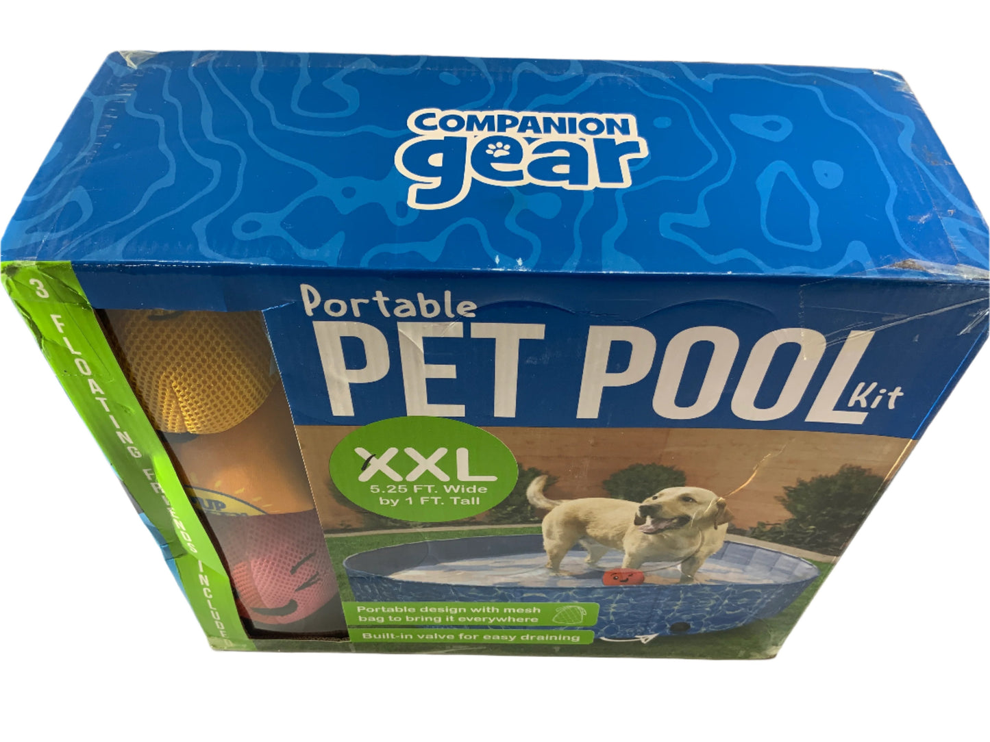 NEW Companion Gear Portable XXL Pet Pool Kit