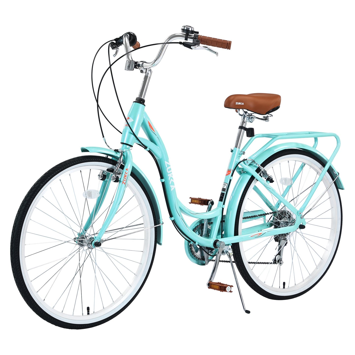 NEW 7 Speed, Steel Frame, Multiple Colors 24 Inch Ladies Bicycle