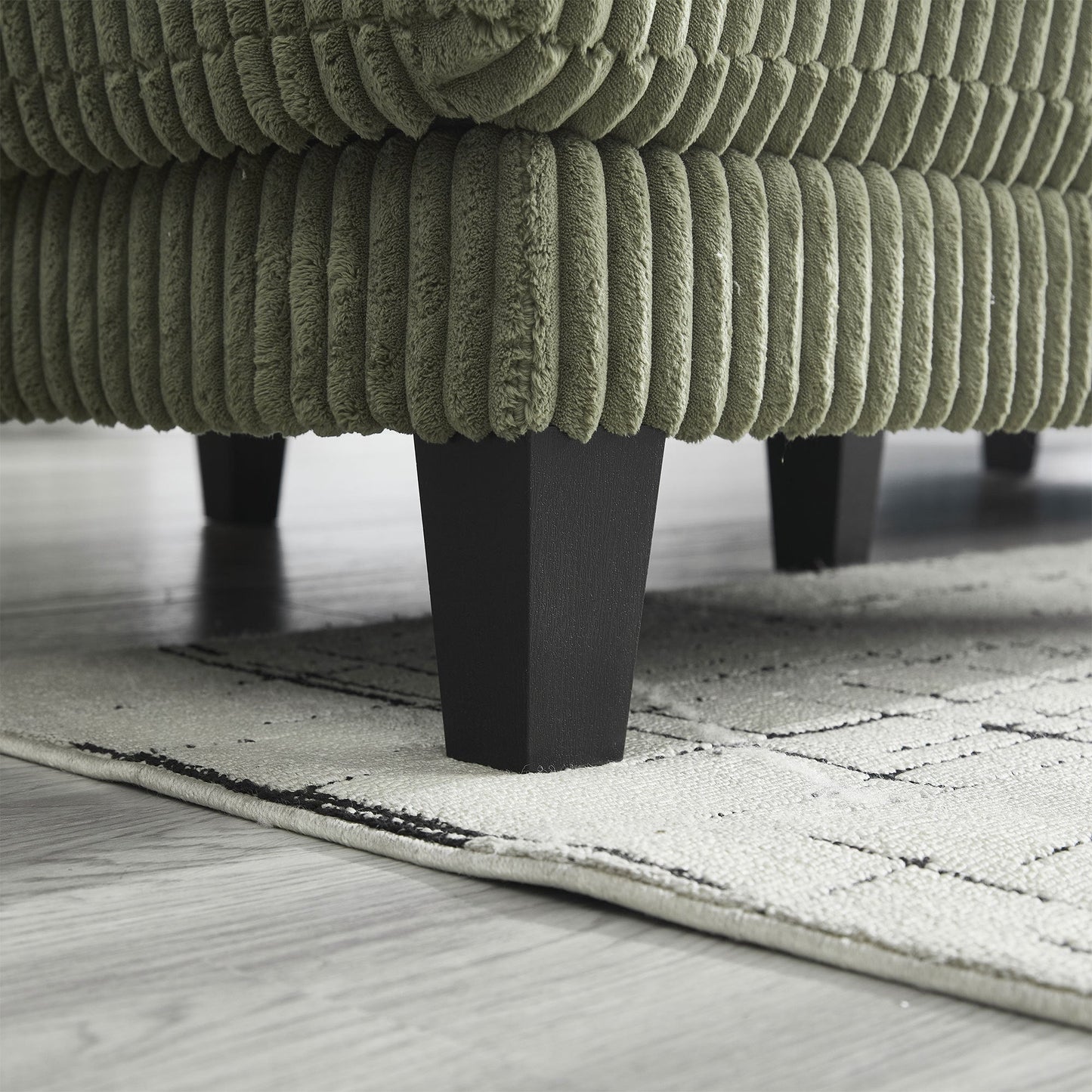 NEW VIDEO provided][New]U-Shaped Couch with Oversized Seat,4-Seat Sofa  with Double Chaise,Comfortable and spacious indoor furniture for Living Room,Apartment