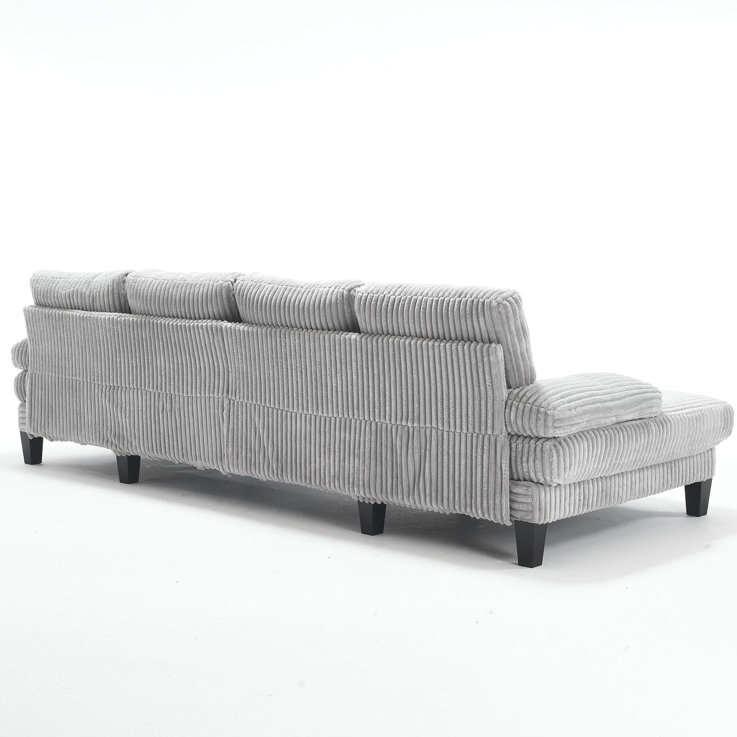 NEW U-Shaped Couch with Oversized Seat,4-Seat Sofa  with Double Chaise,Comfortable and spacious indoor furniture for Living Room,Apartment