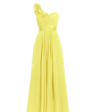 New Women's Multi Colored Slanted Neck Sleeveless Strapless Long Dress