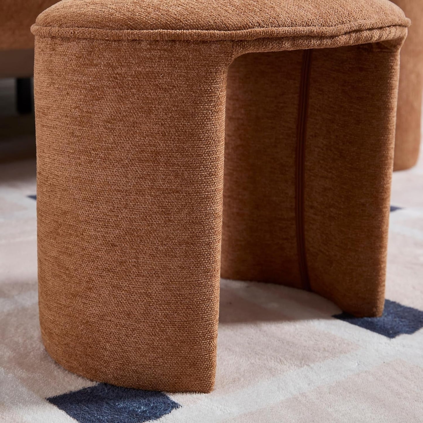 NEW Brown Upholstered 53Inches Storage Ottoman Bench Stools