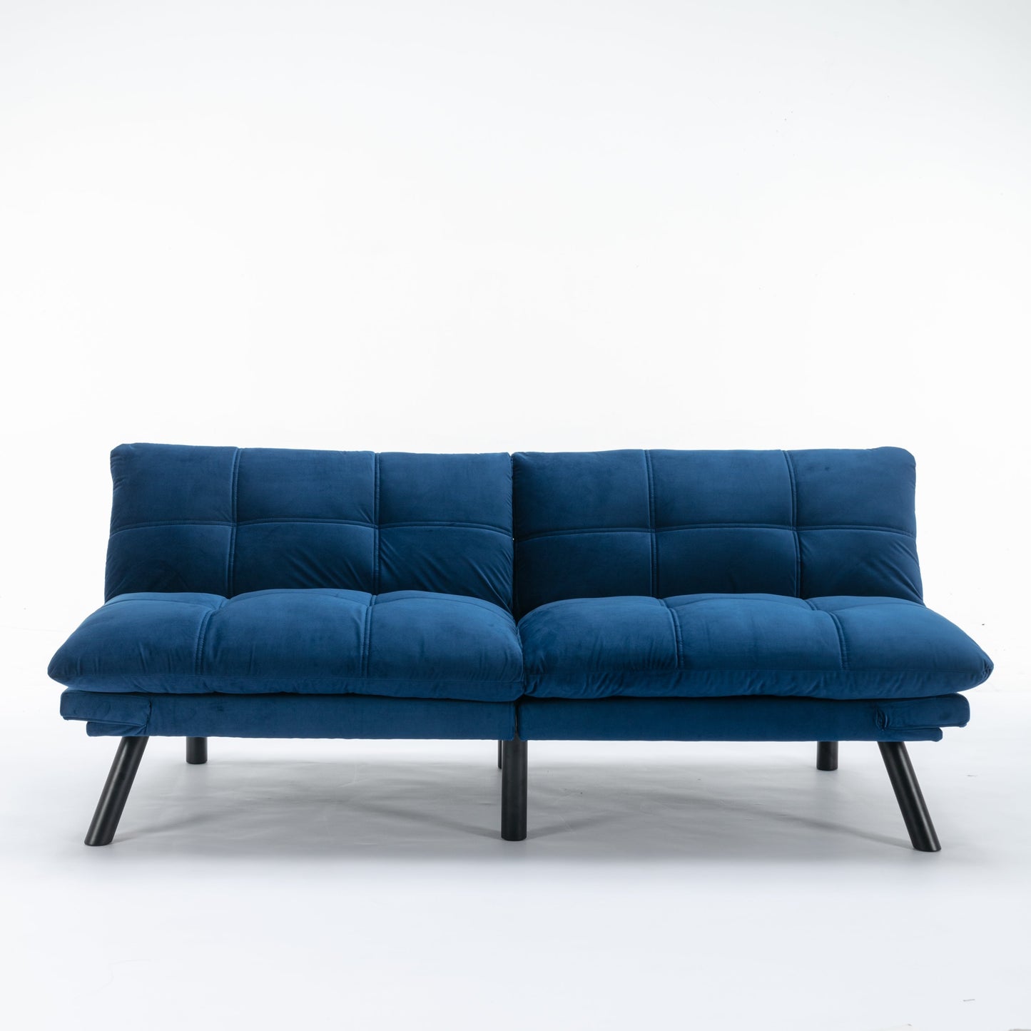 NEW Navy Blue Convertible Folding Modern Sofa Bed