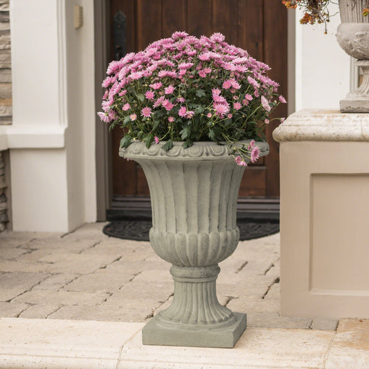 NEW Italian Urn Antique Green Planter