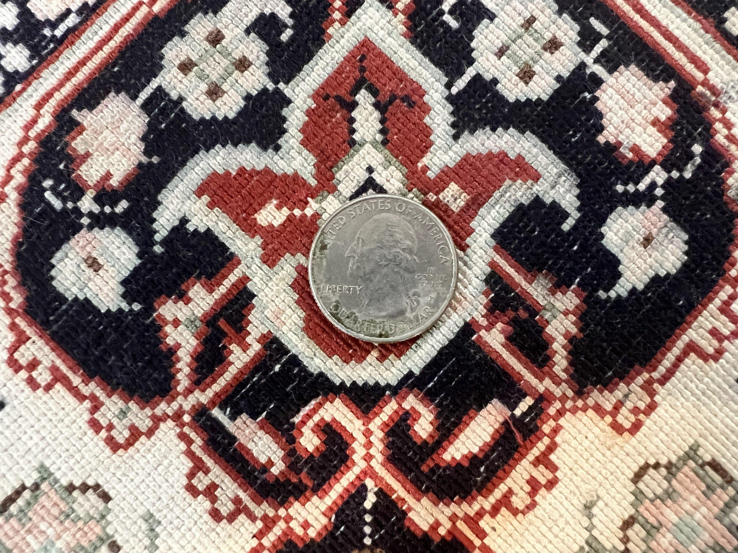 USED Turkish Silk Rug 3x5, Very Fine 400 KPSI, Floral Medallion, Handmade Hand Knotted Silk on Silk Oriental Carpet