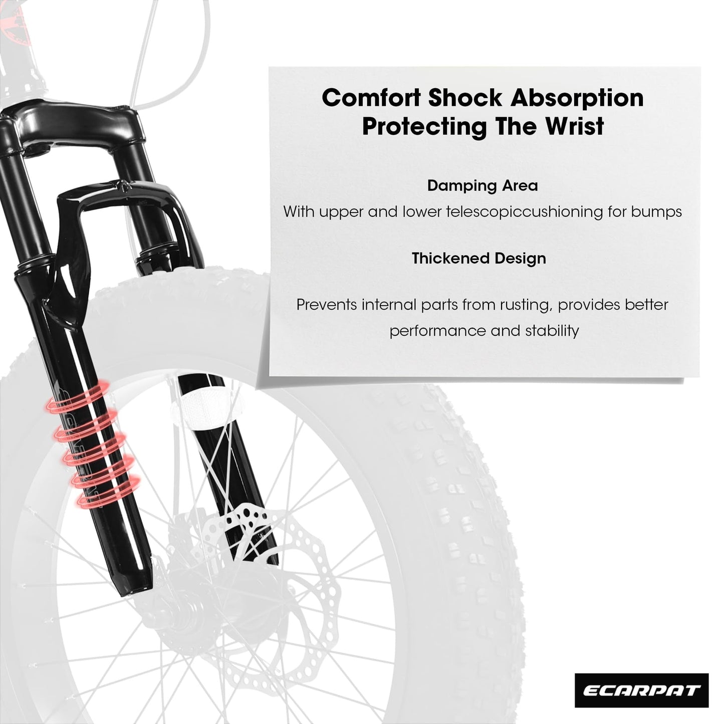 NEW S20109 20 Inch Mountain Bike for Kids and Teenagers, High Carbon Steel Frame, Disc Brakes, Durable Wide Tires, Front Suspension, 7-Speed, Ideal for Snow and Off-Road Riding