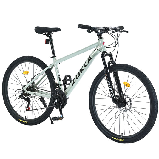 NEW 27.5 Inch Wheels 21 Speed Mountain Bike, for Men Women Boys and Girls, Front Suspension,Aluminum Alloy Frame