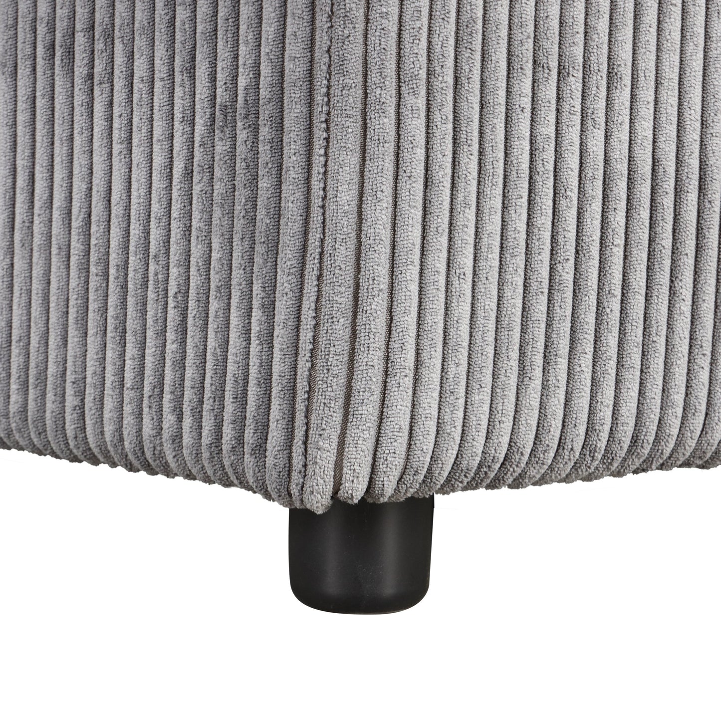 NEW U_STYLE Upholstery Sleeper Sectional Sofa with Storage Bags and 2 cup holders  on Arms