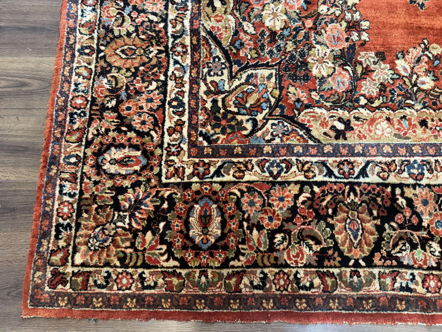 USED Antique Persian Sarouk Rug 9x12