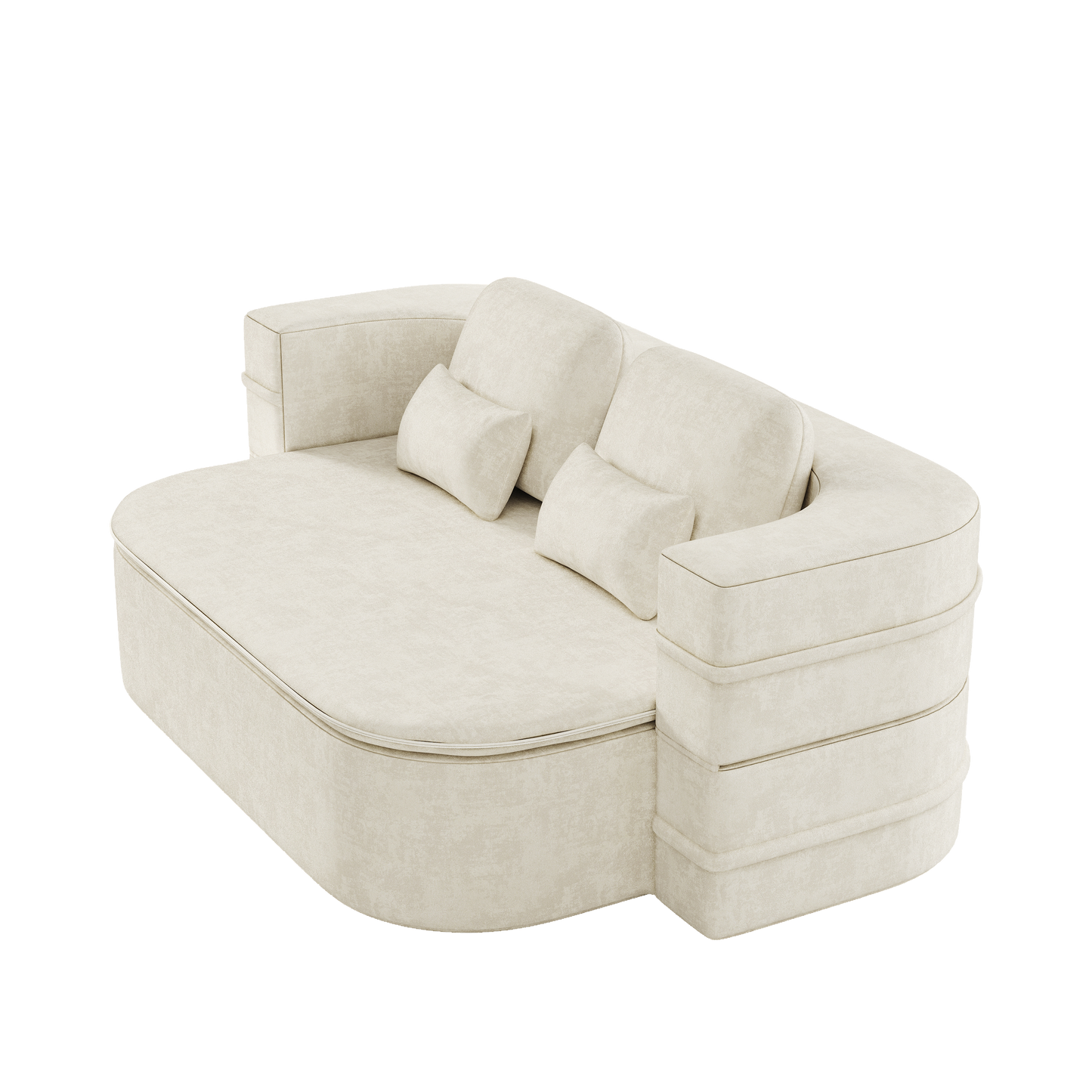 NEW 75'' Chenille 2-in-1 Foldable Sofa,Convertible Sleeper Foam Sofa Bed Folding Sofa Bed Lounge Couch with Multi Functional Blanket