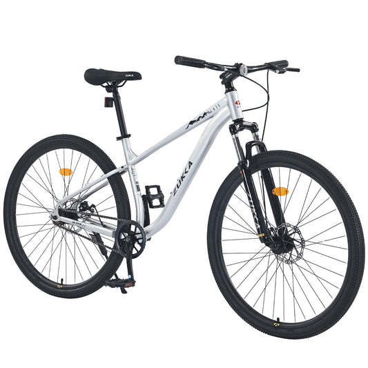 NEW 29 Inch Wheels Single Speed  Mountain Bike, for Men Women Boys and Girls, Front Suspension,Steel Frame