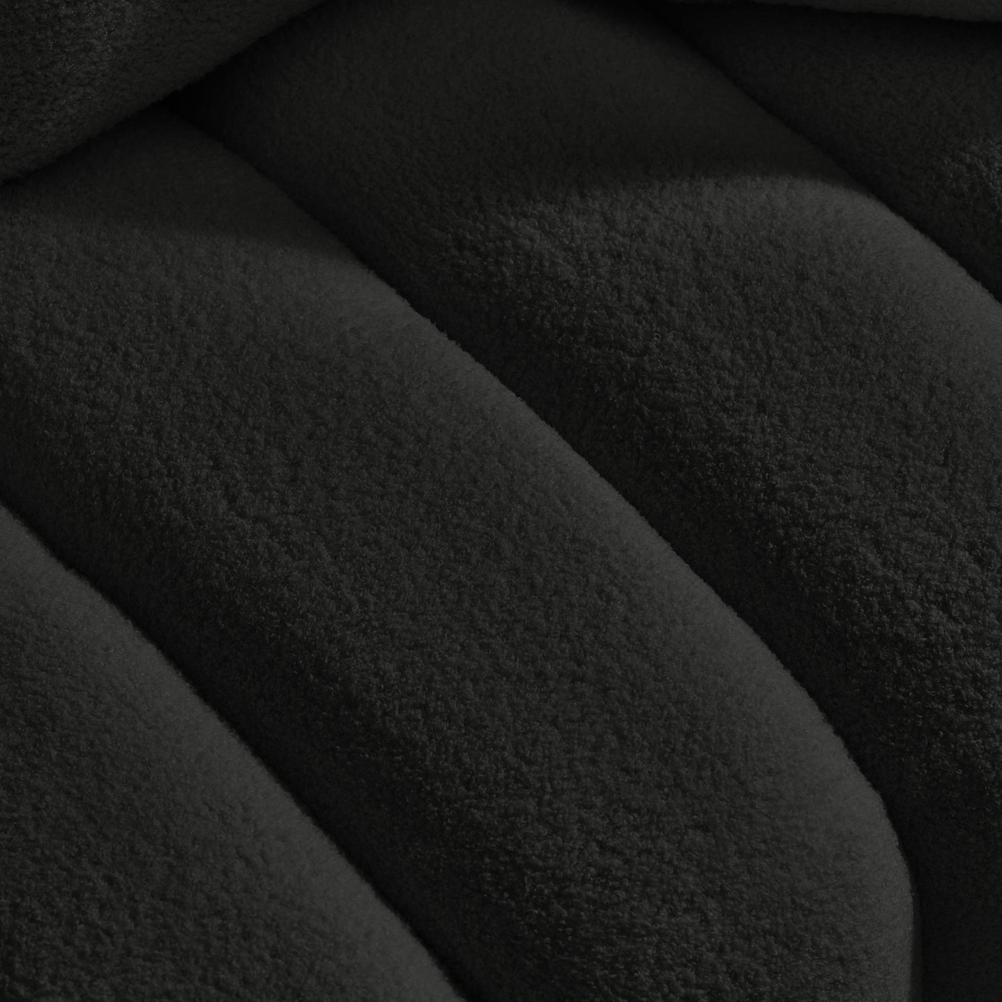 NEW 80.7 inch Premium Teddy Fabric Solid Wood Frame 3 Seat Oversized Upholstered Chair Sofa with 3 Back Pillows and 3 Back Cushions