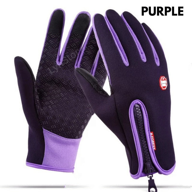 New Winter Gloves Touch Screen Riding Motorcycle Sliding Waterproof Sports Gloves With Fleece