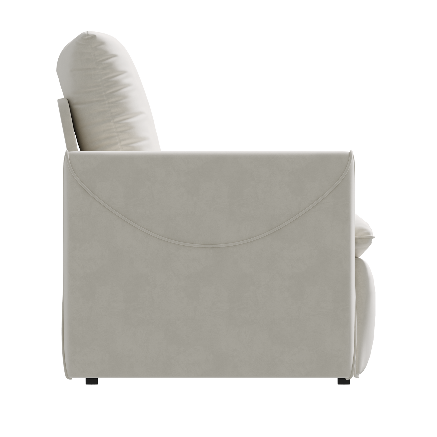 NEW 70.9' Beige Multi-Functional Velvet Loveseat Pull Out Sofa Bed 3-Seat Convertible Sleeper Couch with 2-in-1 Pillow and Blanket Set