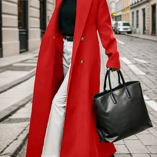 New Women's Double Breasted Trench Coat
